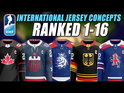 International Hockey Jersey Concepts Ranked 1-16!