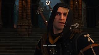 The Witcher 3:After a brief delay they let me in. Dijkstra's bathhouse.
