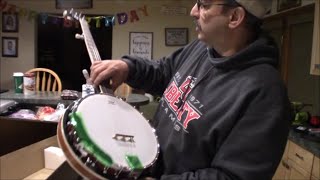 Video thumbnail for Banjo Unboxing and First-Look Review of Amazon Cheapo by R.W. Jameson by Axle's Garage