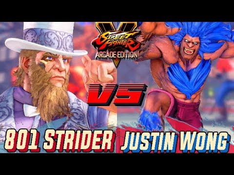 SFV AE 💥 801 Strider (G) VS Justin Wong (Blanka) 🔥FIRST TO 3🔥