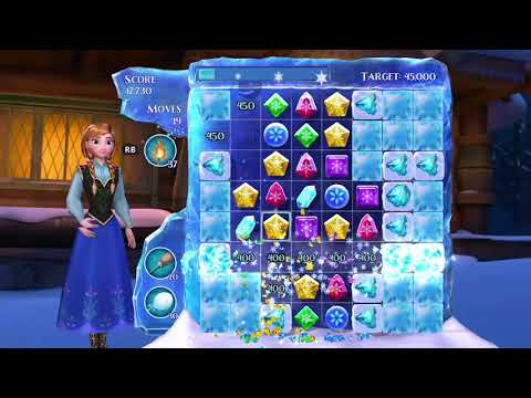 Frozen Free Fall: Snowball Fight Level 84 Walkthrough, , No Power Ups