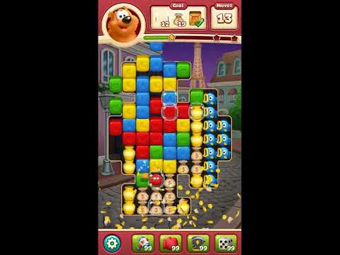 Toon Blast Level 6290 - NO BOOSTERS 🐻🐺🐱 | SKILLGAMING ✔️