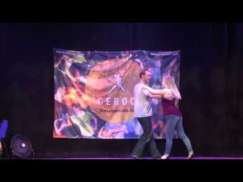 Demonstration of Ceroc dancing...