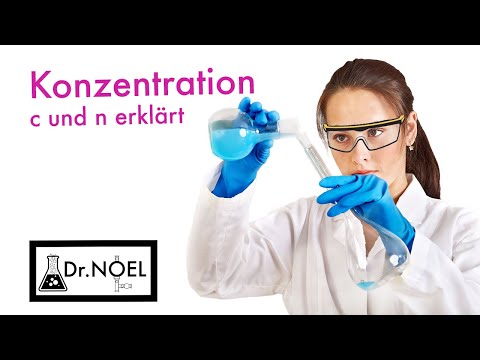 Konzentration schnell erklärt. Was ist mol pro liter?