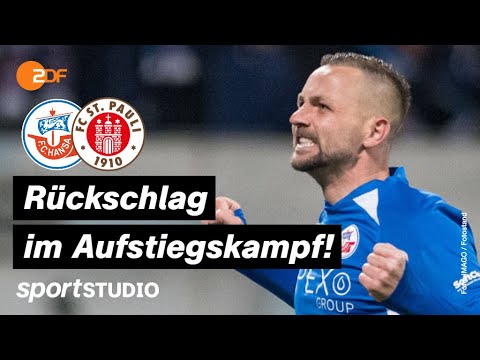 Hansa Rostock – St. Pauli Highlights | 2. Bundesliga, 28. Spieltag 2021/22 | sportstudio