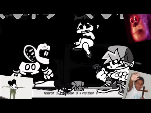O Mickey quer pular de um prédio (fnf sad mouse da zueira)