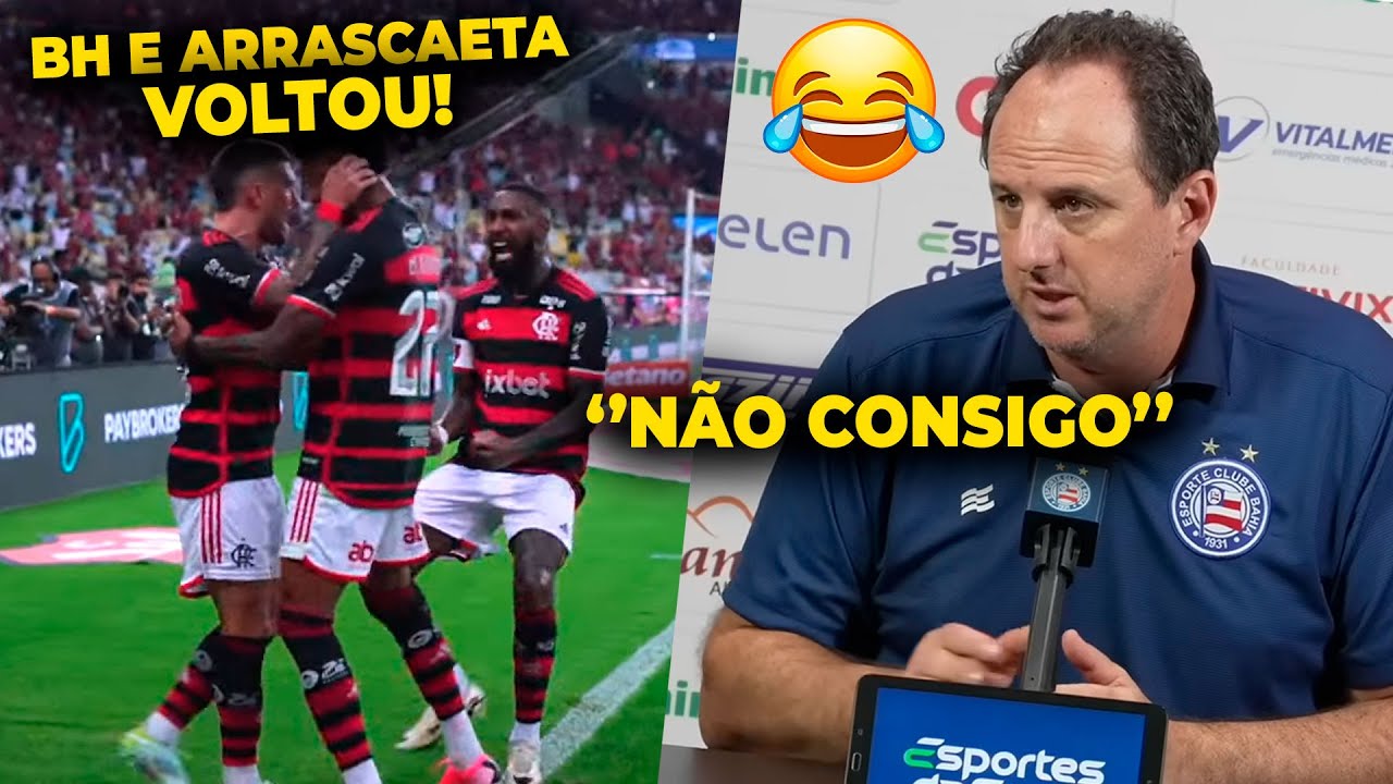OLHA A REAÇÃO DO ROGÉRIO CENI COM O TRIO DO FLAMENGO! ''É DIFÍCIL GANHAR'' BH, ARRASCAETA E GERSON