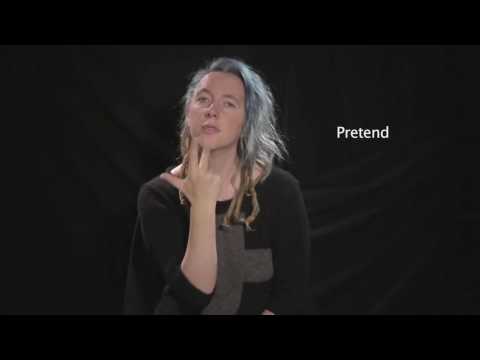 How to Sign Lady in Auslan