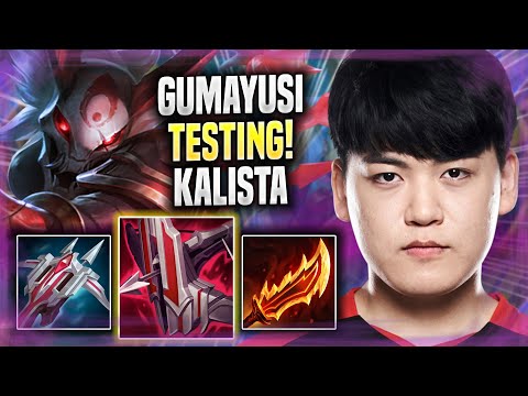 GUMAYUSI TESTING KALISTA IN KR SOLOQ! - T1 Gumayusi Plays Kalista ADC vs Jhin! | Season 2022