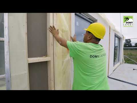 Dzień z budowy domu prefabrykowanego - Projekt AWOKADO 3