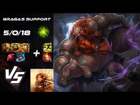 SUPPORT Gragas vs Leona - EU Challenger Patch 25.S1.7