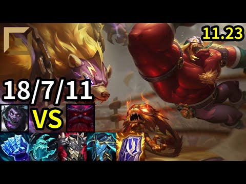 Dr. Mundo Top vs Ornn - KR Grandmaster | Patch 11.23