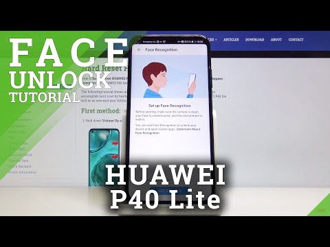 HUAWEI P40 Lite Face Unlock | How to Set Up Face Recognition