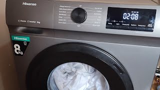 How to use Hisense Washing Machine/Automatic front loader 8kg Review 2023/ Water and Energy Saver.