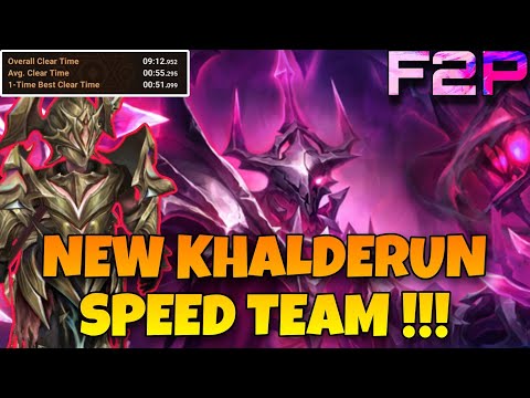 99% STABLE NO RNG !!! NEW KHALDERUN SPEED TEAM WITH AGRIUS !!!  SUMMONERS WAR