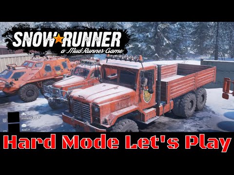 Snowrunner Hard Mode Let's Play |Alaskan Scout Tour Finale| Episode 31