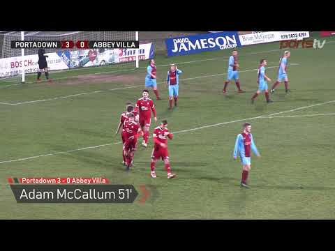 Portadown 5 - 1 Abbey Villa (TIC) - 05/01/19