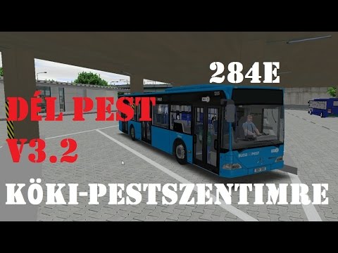 Omsi 2 Dél Pest V3.2 - Köki-Pestszentimre - 284E - Mercedes Citaro + Letöltés (Budapest map)