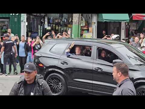 Video Paul McCartney chegando para show no Allianz Parque São Paulo 09/12/2023