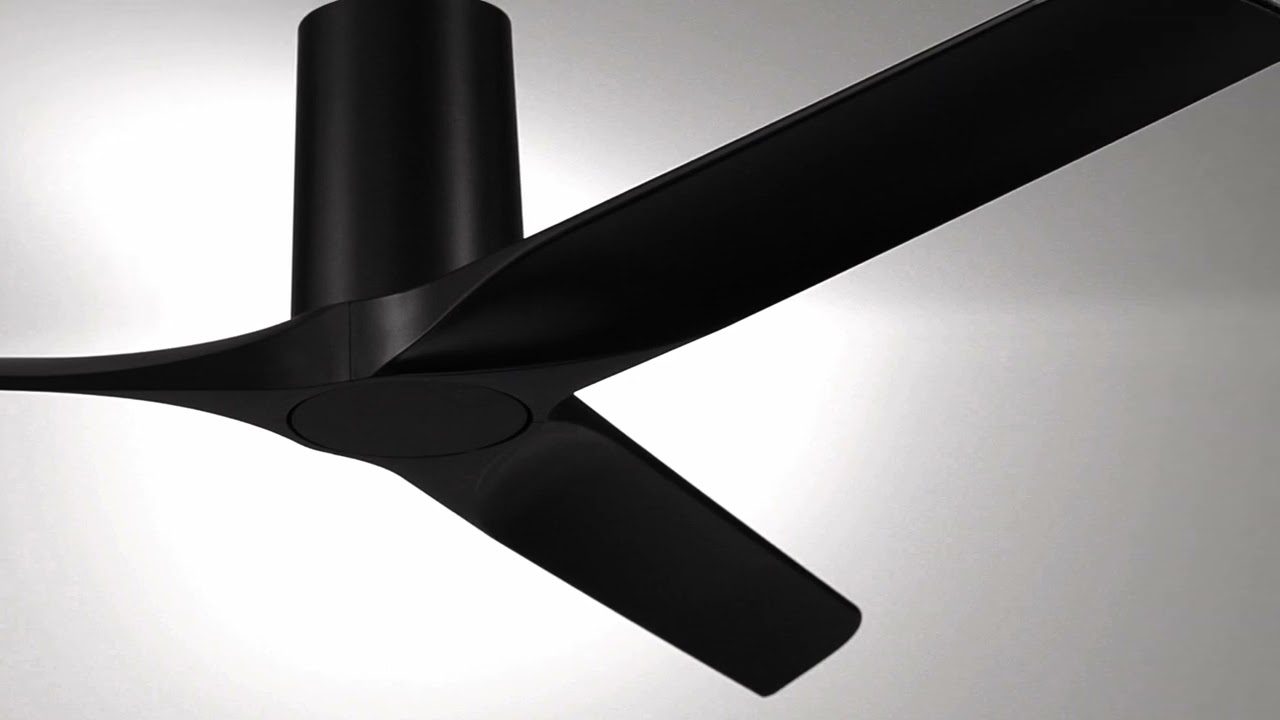 Video 1 Watch A Video About the 52 Casa Vieja Zebec Black Hugger Ceiling Fan with Remote Control