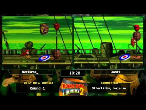 N0cturne_ vs Xamtt - Donkey Kong Country 2 Any% Tournament 2016