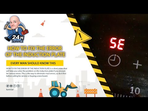 HOW TO FIX THE ERROR OF THE INDUCTION PLATE #shorts