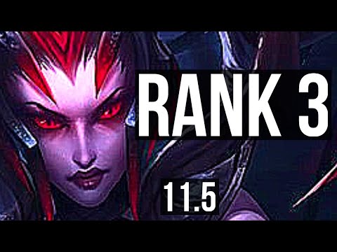 ELISE vs REK'SAI (JUNGLE) | Rank 3, 4/0/5 | TR Challenger | v11.5