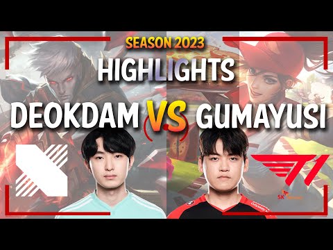 DRX Deokdam vs T1 Gumayusi - HIGHLIGHTS - VARUS vs SIVIR