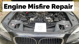 2011-2012 BMW 750i xDrive I N63 Engine Misfire Under Load Repair and Test Drive