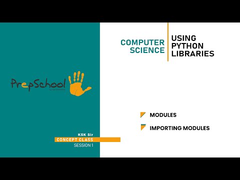 Using Python Libraries Class Xii