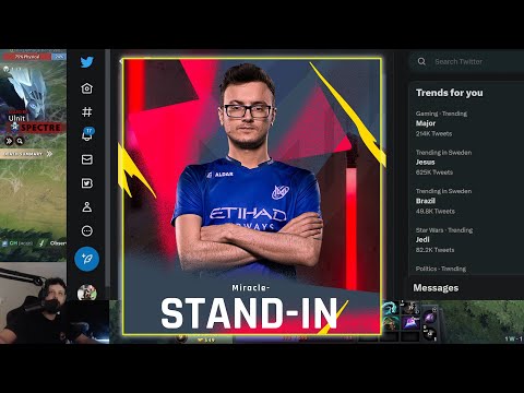 Miracle- is BACK! as a stand-in for Nigma at DreamLeague S19