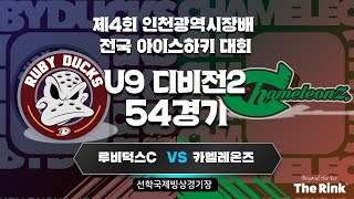 제4회 인천광역시장배 전국 아이스하키 대회 | U9 디비전2 | 54경기 | 루비덕스C : 카멜레온즈