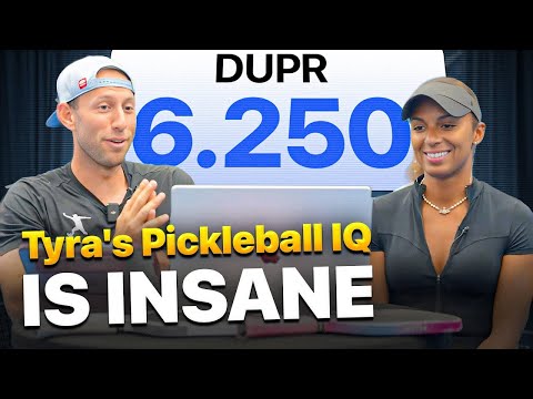 Tyra Blacks Pickleball strategy will break your brain.
