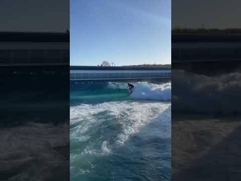 Expert barrels the wave