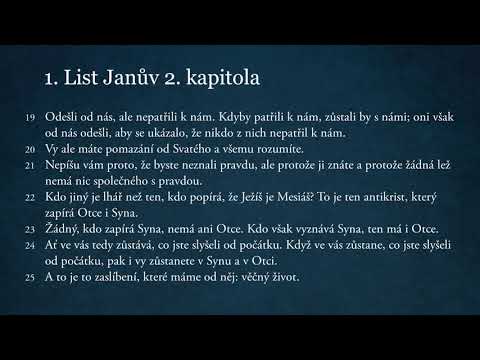 1. List Janův 2. kapitola