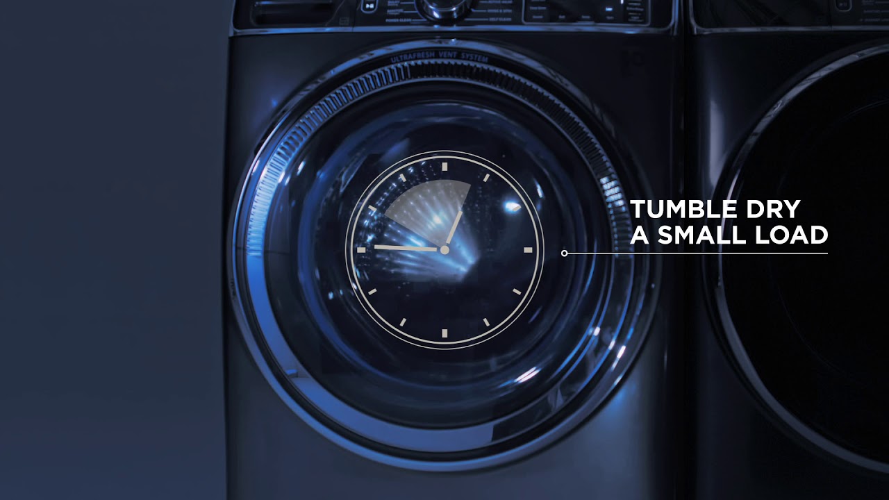 GE Appliances UltraFresh Front Load Washer - 1 Step Wash + Dry