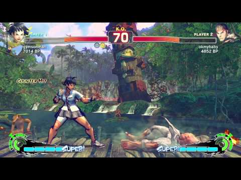 SSF4 Ranked Asia: gymsonman (Makoto) VS okmybaby (Ryu)