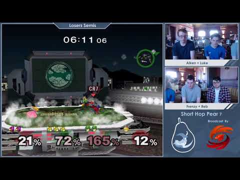 Aiken + Luke vs Frenzy + Reb - Short Hop Pear 7 - Doubles - Losers Semis