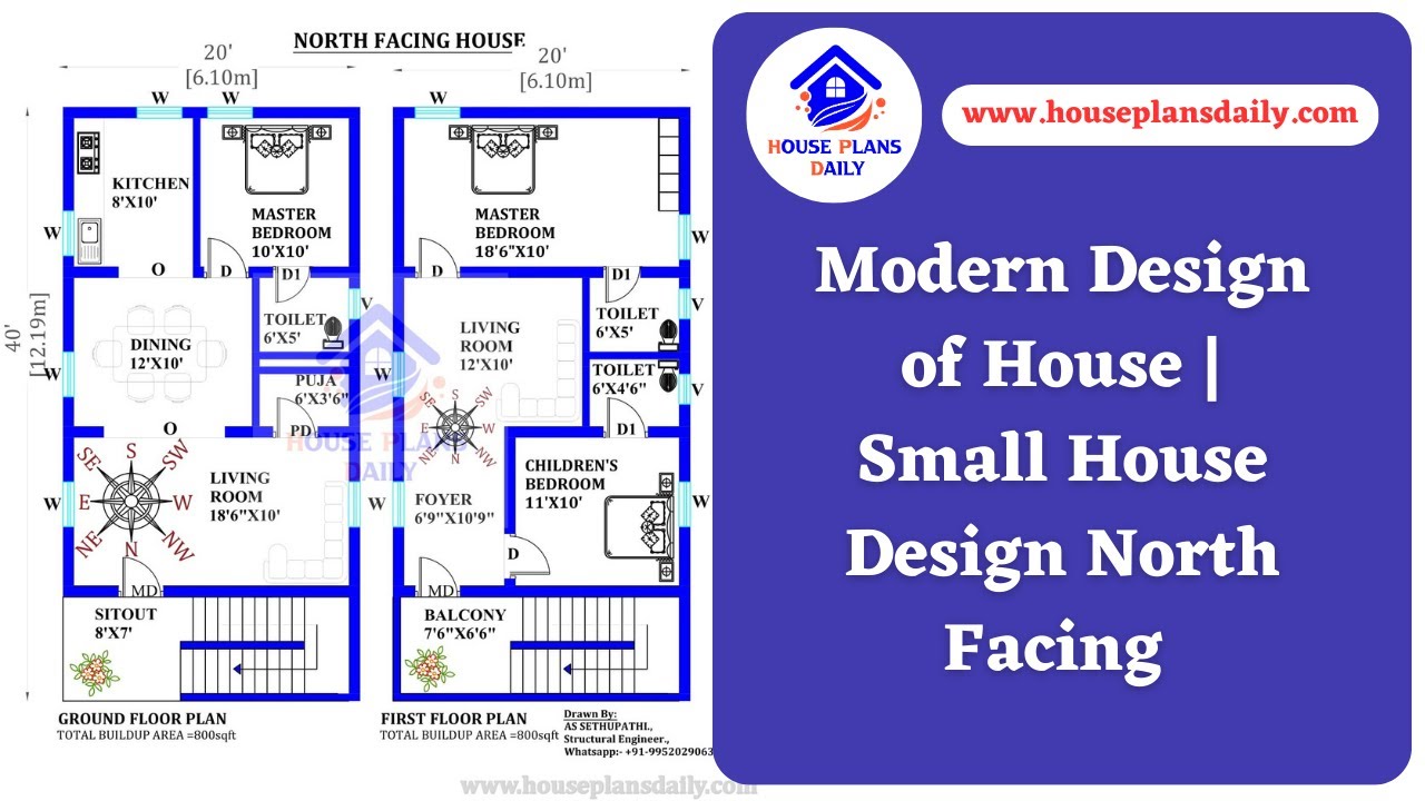 Modern Design of House | Small House Design North Facing