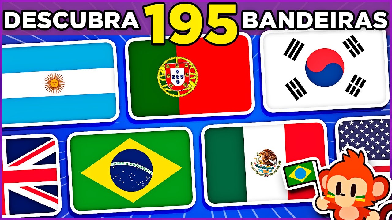 🎌 ADIVINHE OS PAÍSES PELAS BANDEIRAS🏴 | MODO DIFÍCIL💀 | Maratona de férias #quiz #macaquiz