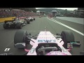 Ocon And Hulkenberg Squeeze Past Perez | F1 Best Overtakes of 2017