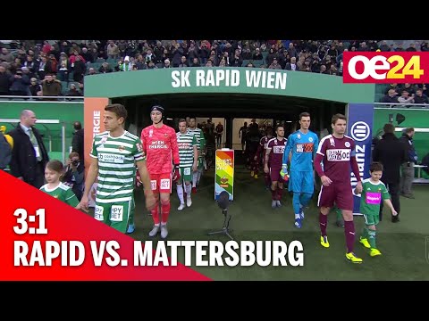 SK Rapid Wien 3-1 SV Bauwelt Koch Mattersburg