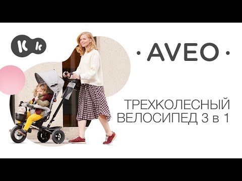 Трехколесный велосипед Kinderkraft Aveo Gray (KKRAVEOGRY0000)