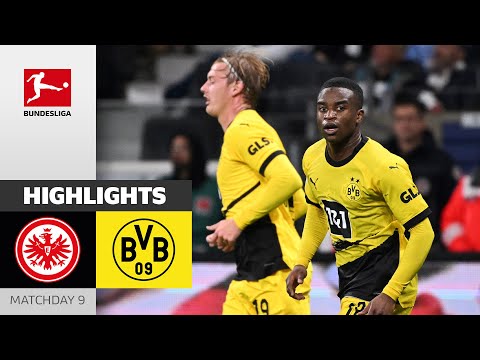 Resumen de Eintracht Frankfurt vs B. Dortmund Jornada 9