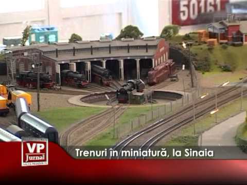 Trenuri în miniatură, la Sinaia