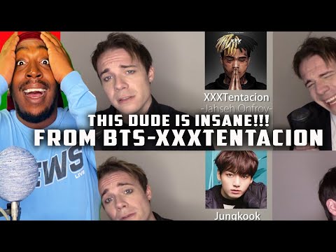ONE GUY, 54 VOICES (With Music!) BTS, Drake, P!ATD, Puth - Famous Singer Impressions | Reaction