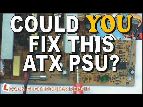 LER 047 ATX 600W PSU Repair Tutorial How does the power supply circuit work How to repair ATX