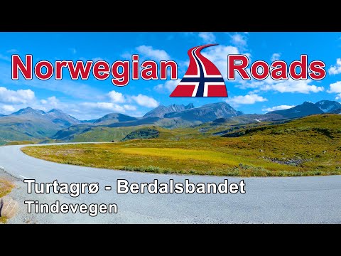 Driving Tindevegen mountain road - Part 1 | Turtagrø - Berdalsbandet | Norwegian Roads 4K UHD