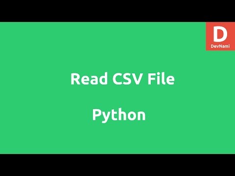 Read CSV Files with Python