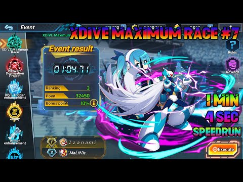 MegaMan X DiVE - XDiVE Maximum Race #7 - 1.04 SPEEDRUN